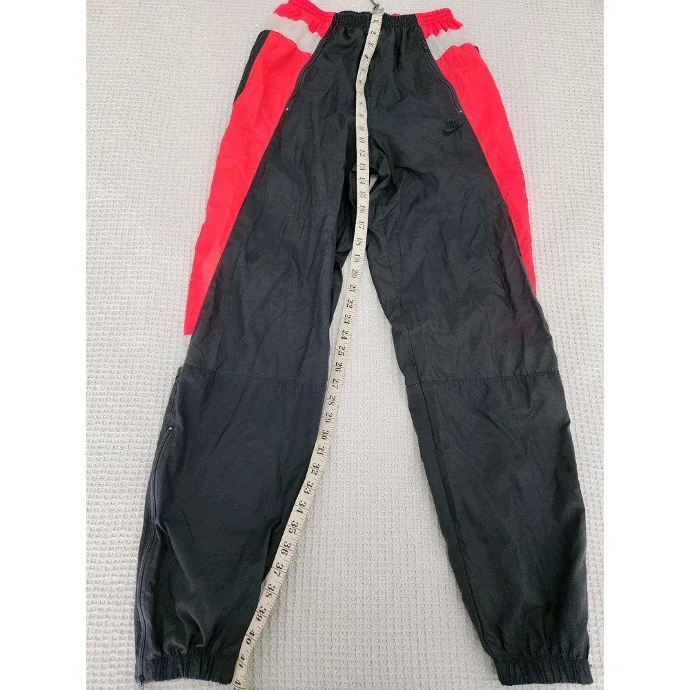 Crazy Vintage RARE Nike Track pants Orange Gray White Y2K 90s Small S Vtg